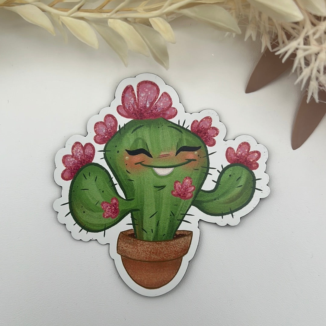 Cactus Smiles Magnet