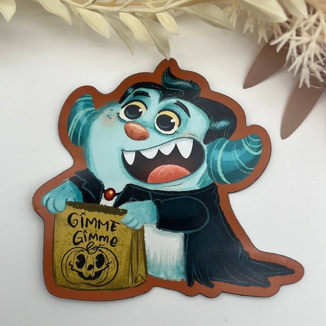 Trick or Treat Squatch- Limited Edition Magnet
